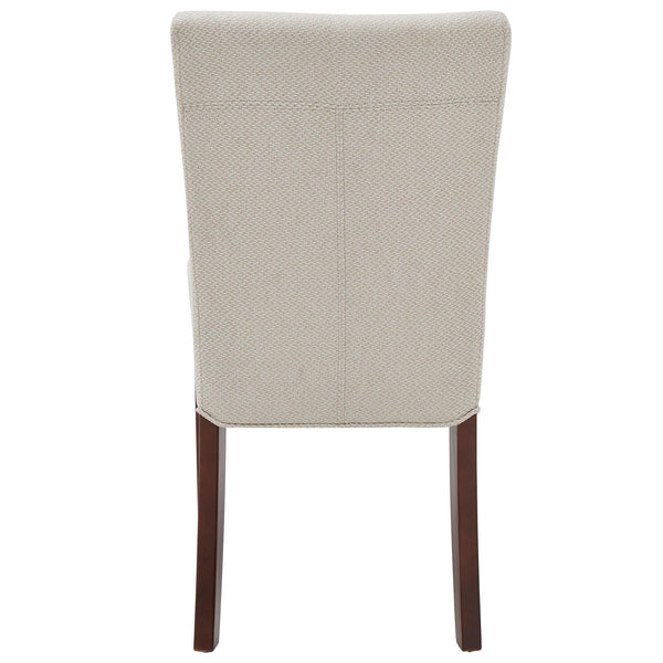 Beverly Hills Fabric Chair - Set of 2 Cardiff Cream