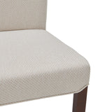 Beverly Hills Fabric Chair - Set of 2 Cardiff Cream