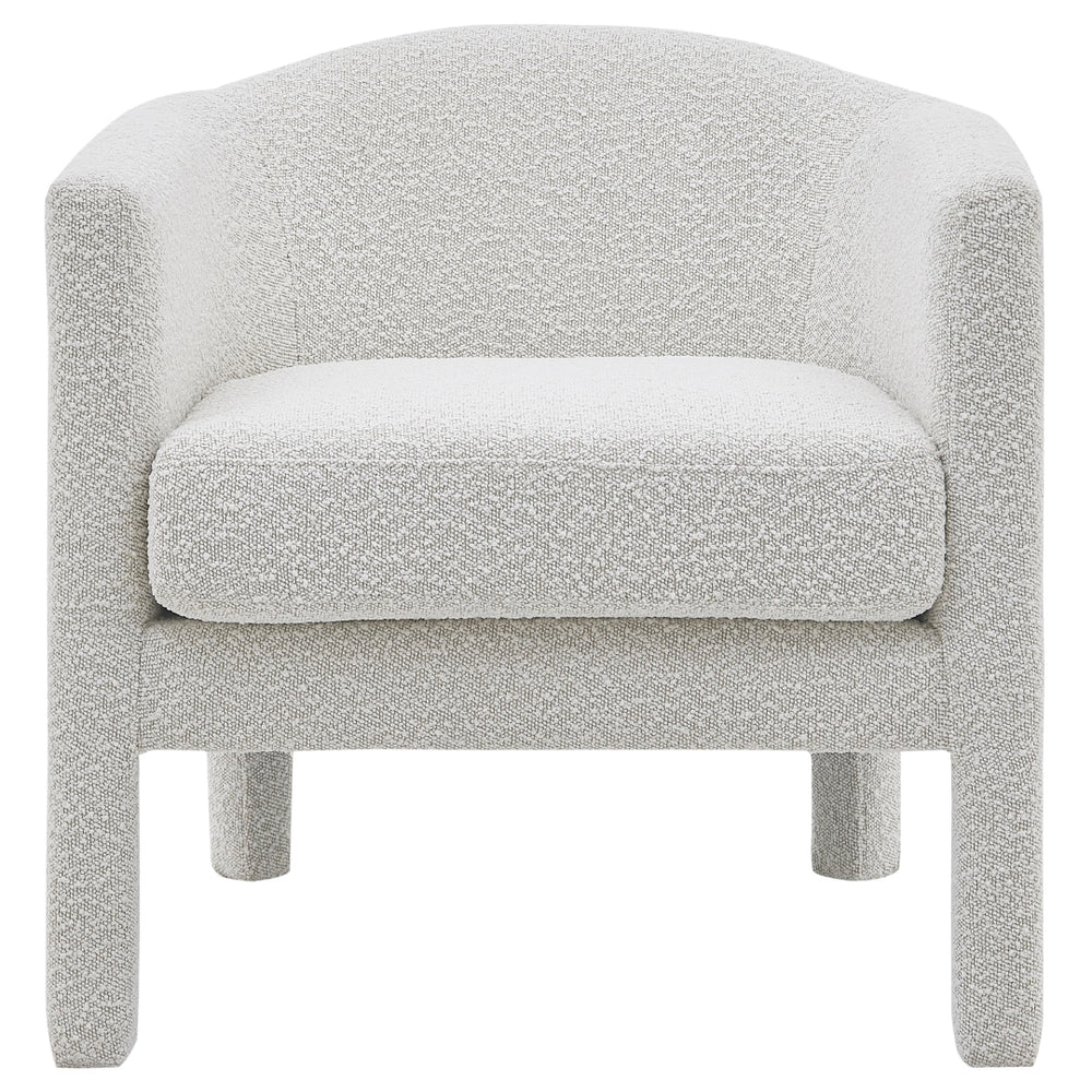 Jennifer Fabric Accent Arm Chair - Boucle Beige