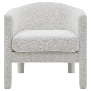 Jennifer Fabric Accent Arm Chair - Boucle Beige
