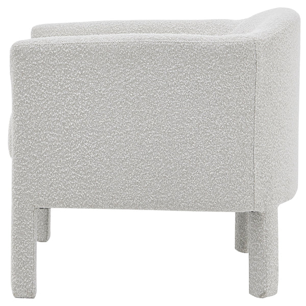 Jennifer Fabric Accent Arm Chair - Boucle Beige