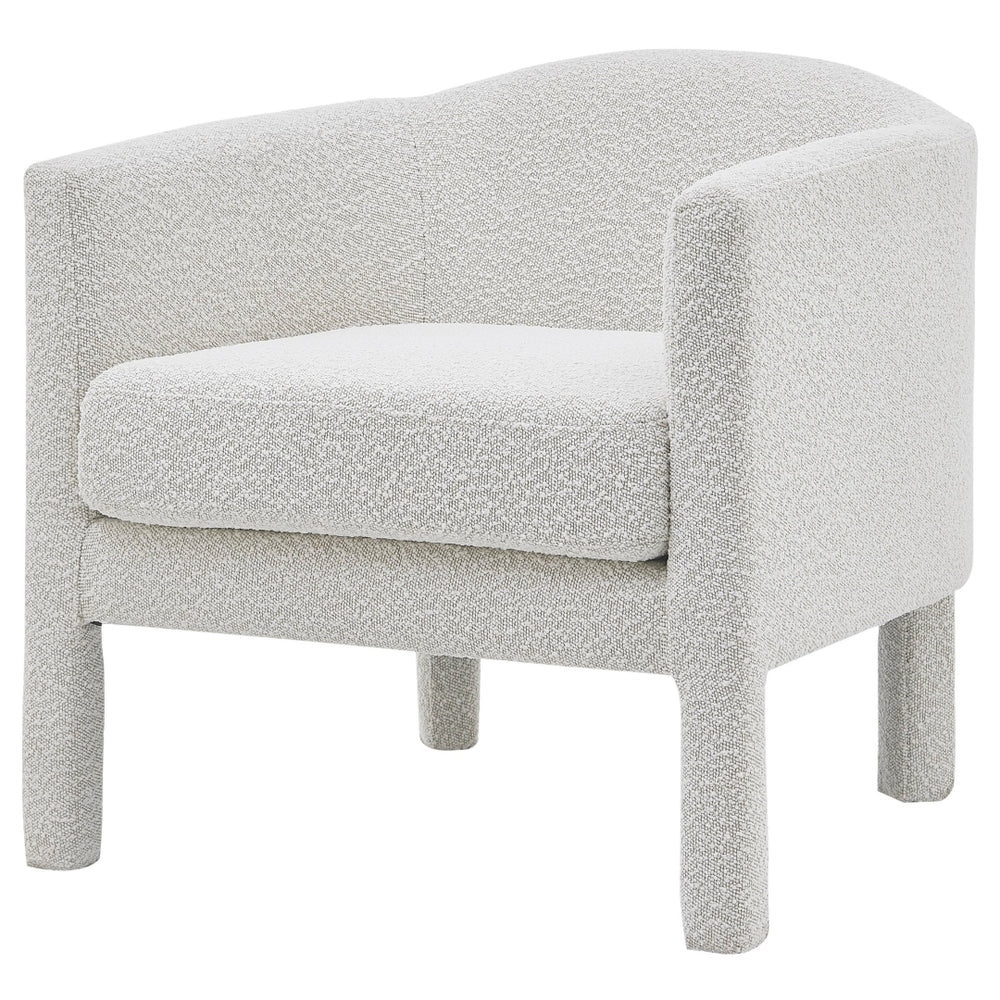 Jennifer Fabric Accent Arm Chair - Boucle Beige