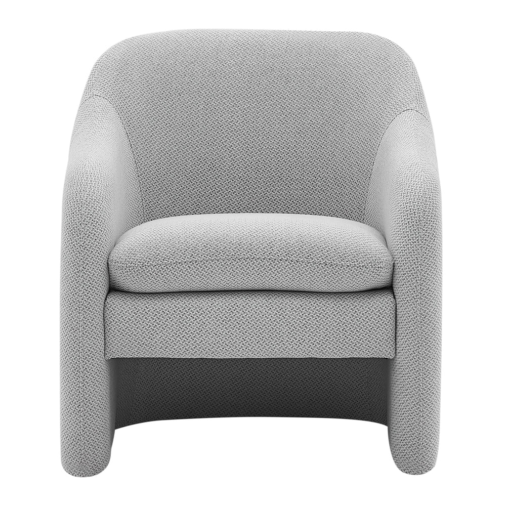 New Pacific Direct Zella Fabric Accent Arm Chair Cardiff Gray 1900173-410-NPD