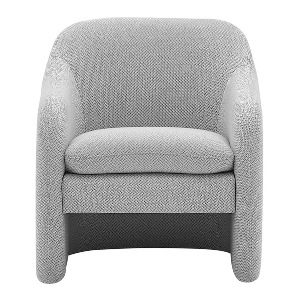 New Pacific Direct Zella Fabric Accent Arm Chair Cardiff Gray 1900173-410-NPD
