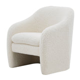 New Pacific Direct Zella Faux Shearling Fabric Accent Arm Chair Shearling Beige 1900174-560-NPD