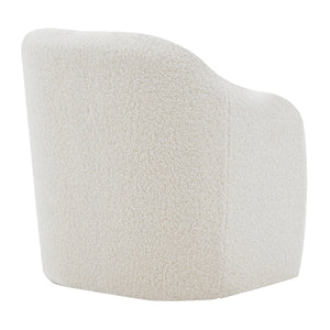 New Pacific Direct Zella Faux Shearling Fabric Accent Arm Chair Shearling Beige 1900174-560-NPD