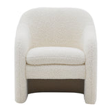 New Pacific Direct Zella Faux Shearling Fabric Accent Arm Chair Shearling Beige 1900174-560-NPD