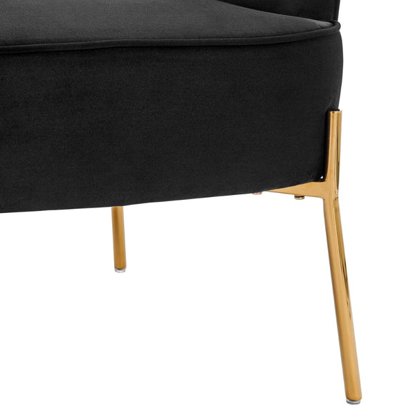 New Pacific Direct Arianna Velvet Fabric Accent Arm Chair 1900183-575-NPD