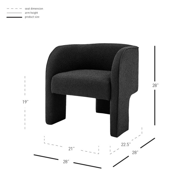 New Pacific Direct Matteo Fabric Accent Arm Chair 1900186-576-NPD