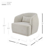 New Pacific Direct Steward Fabric Swivel Accent Chair 1900188-563-NPD