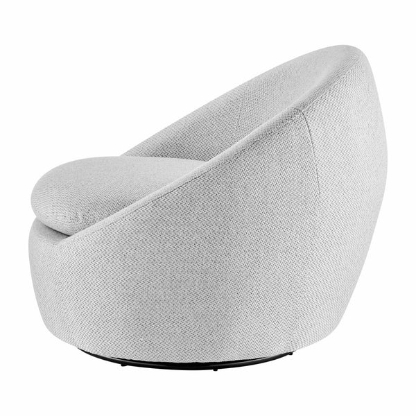 New Pacific Direct Adelmo Fabric Swivel Accent Chair SFX2 Cardiff Gray