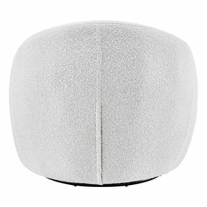 New Pacific Direct Adelmo Fabric Swivel Accent Chair SFX2 Boucle Beige