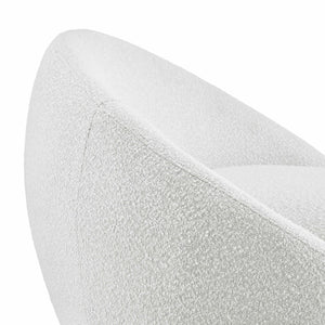 New Pacific Direct Adelmo Fabric Swivel Accent Chair SFX2 Boucle Beige