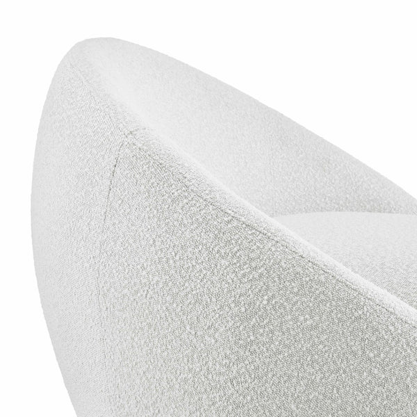 New Pacific Direct Adelmo Fabric Swivel Accent Chair SFX2 Boucle Beige