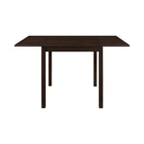 Kelso Drop Leaf Dining Table in Cappuccino - Versatile Space-Saving Design for Small Areas