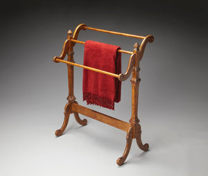 Butler Specialty Newhouse Vintage Oak Blanket Stand 1910001