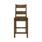 Coleman Country Rustic Counter Height Stools Rustic Golden Brown (Set of 2)