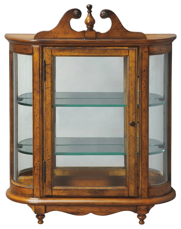 Butler Specialty Melinda Vintage Oak Wall Curio 1927001