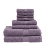 800GSM 100% Cotton 8 Piece Towel Set