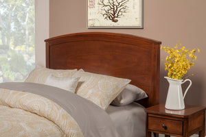 Alpine Furniture Baker Standard King Headboard Only, Mahogany 977-07EK-HB Mahogany Mahogany Solids & Veneer 81 x 3 x 54