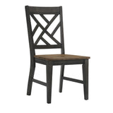 Harper Transitional Lattice Back Chair - Set of 2