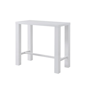 Abby Bar Table Top in High Gloss White