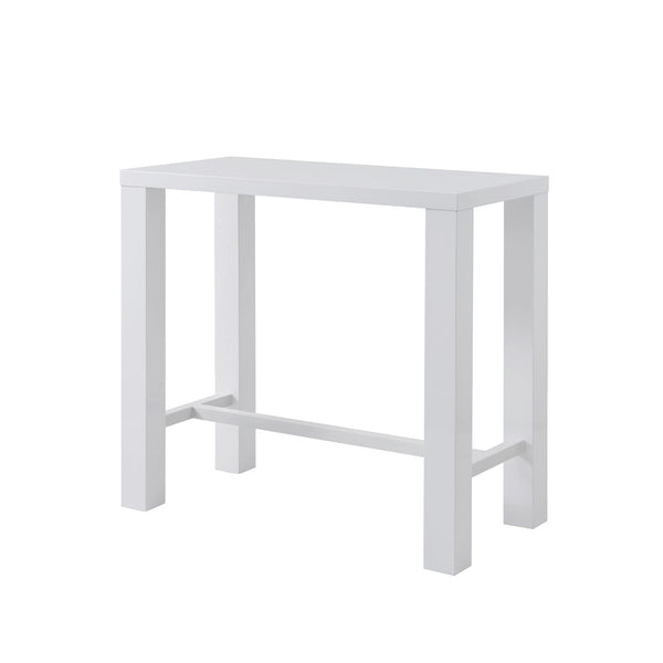 Abby Bar Table Top in High Gloss White