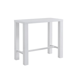 Abby Bar Table Top in High Gloss White