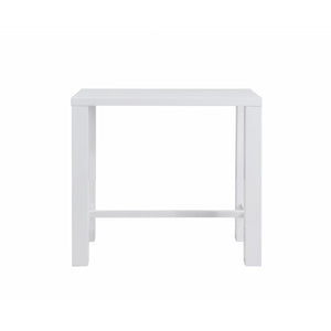 Abby Bar Table Top in High Gloss White