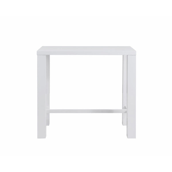 Abby Bar Table Top in High Gloss White