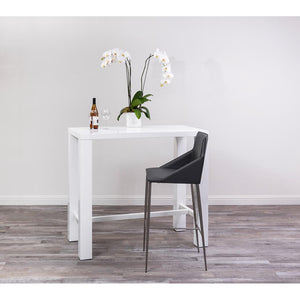 Abby Bar Table Top in High Gloss White