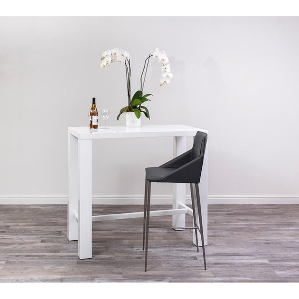 Abby Bar Table Top in High Gloss White