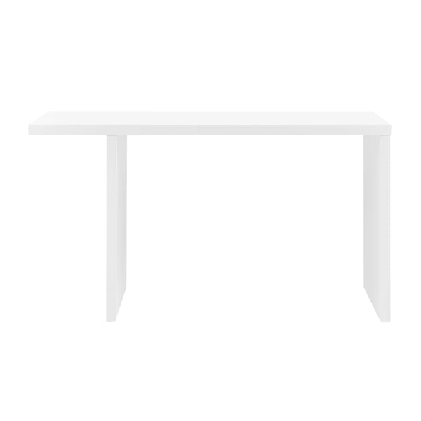 EuroStyle Abby 55" Desk in Matte White Lacquer 19710-WHT