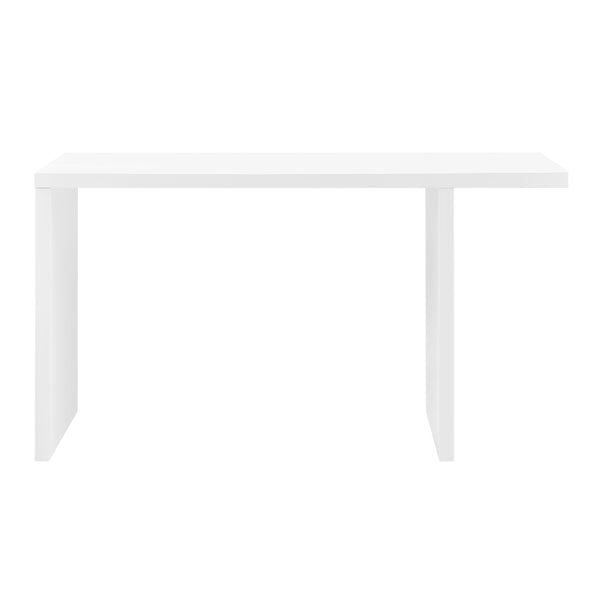EuroStyle Abby 55" Desk in Matte White Lacquer 19710-WHT