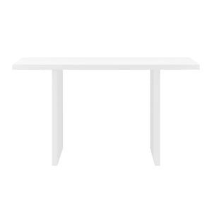 EuroStyle Abby 55" Desk in Matte White Lacquer 19710-WHT