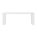 EuroStyle Abby 49" Bench in High Gloss White Lacquer 19720WHT-KIT