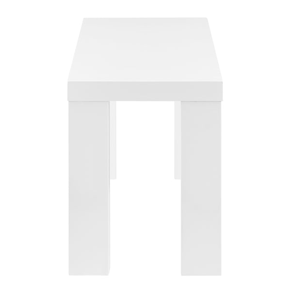 EuroStyle Abby 49" Bench in High Gloss White Lacquer 19720WHT-KIT