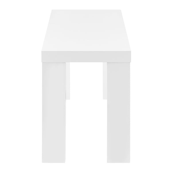 EuroStyle Abby 57" Bench in High Gloss White Lacquer 19723WHT-KIT