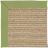 Zoe-Sisal 1995 Indoor/Outdoor Bordered Rug Canvas Citron