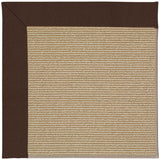 Zoe-Sisal 1995 Indoor/Outdoor Bordered Rug Canvas Bay Brown