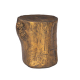Hunter End Table Stool, Gold