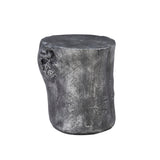 Hunter End Table Stool, Silver