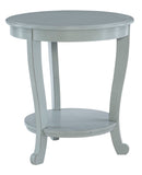 Aubert Accent Side Table, Grey