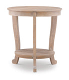 Aubert Accent Side Table, Natural