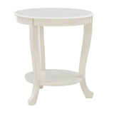 Aubert Accent Side Table, White