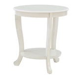 Aubert Accent Side Table, White