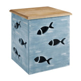 Gareth Fish Table Blue