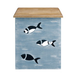 Gareth Fish Table Blue