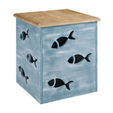 Gareth Fish Table Blue