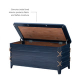 Brosnan Rope Cedar Chest Blue